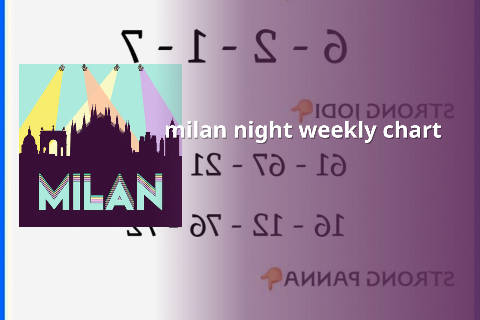 milan night weekly chart - matka_satta