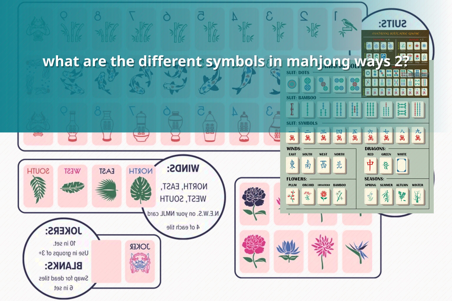 what are the different symbols in mahjong ways 2? - slots