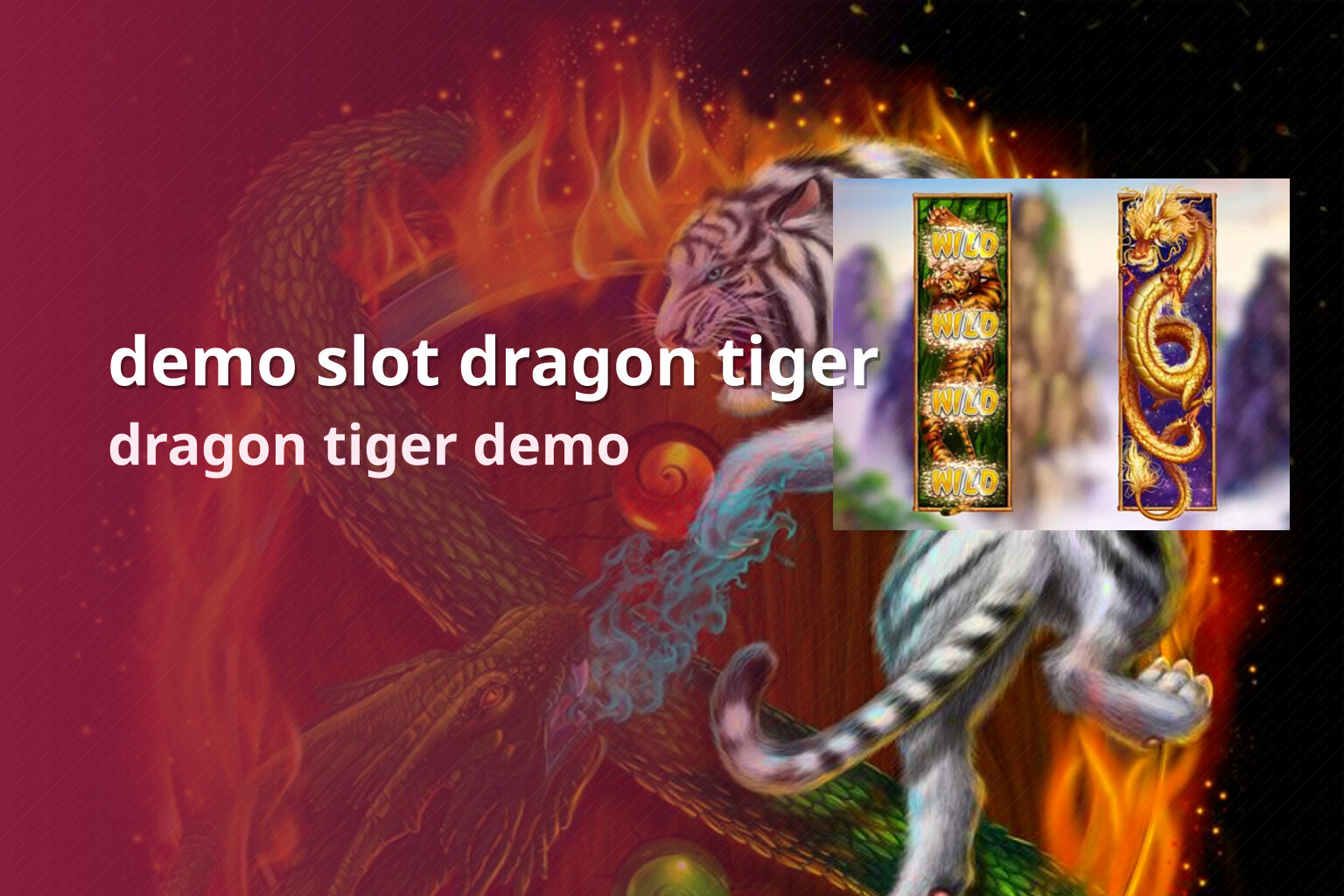 demo slot dragon tiger - slots