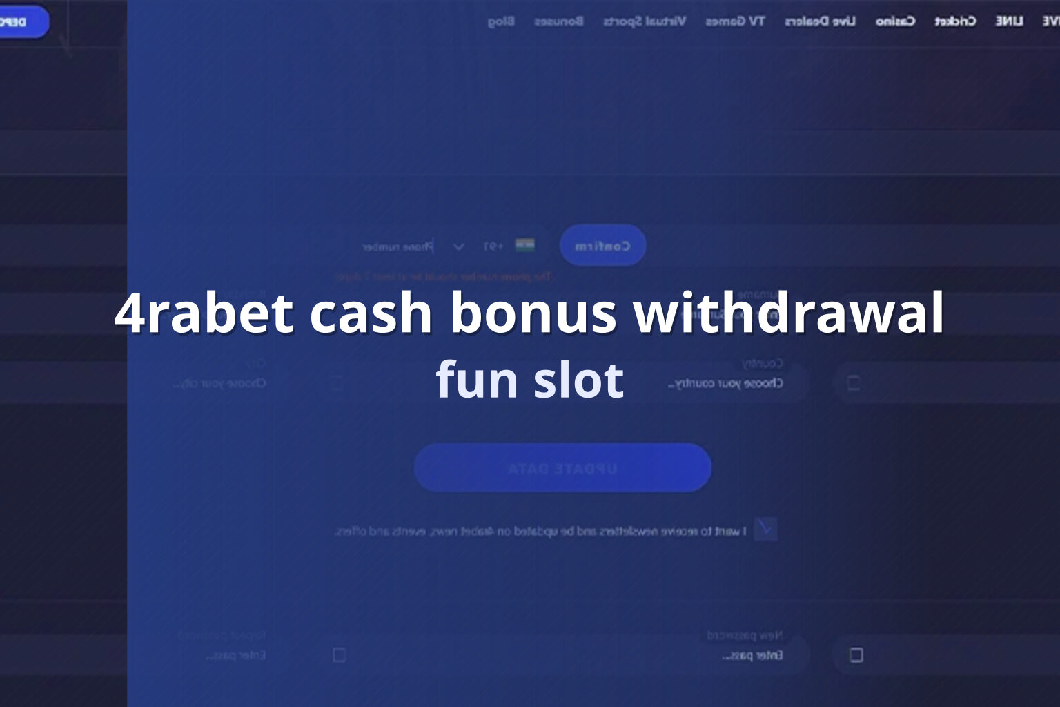 4rabet cash bonus withdrawal fun slot
