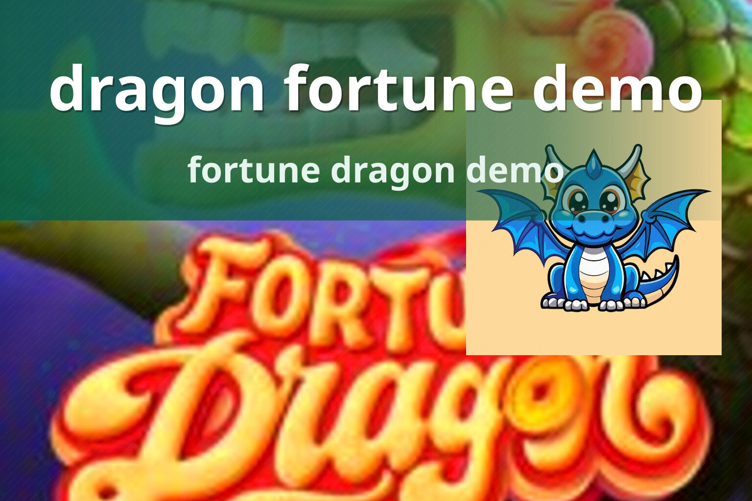 dragon fortune demo - slots