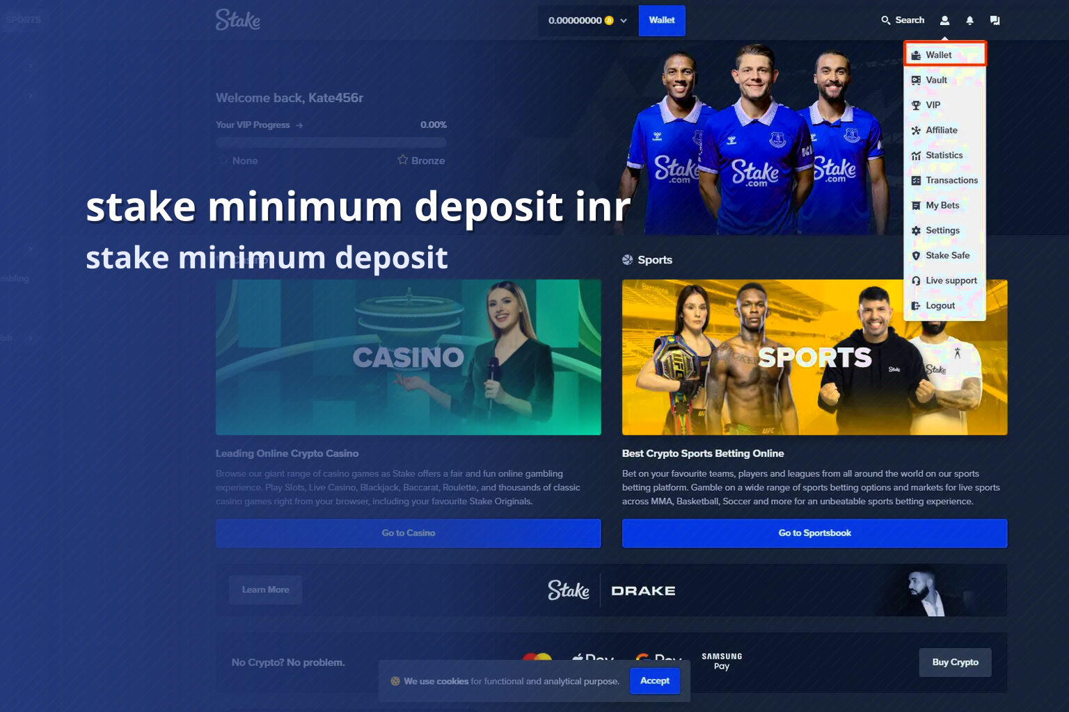 stake minimum deposit inr stake minimum deposit