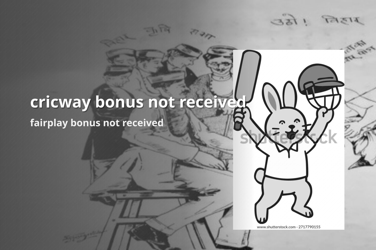 cricway bonus not received fairplay bonus not received