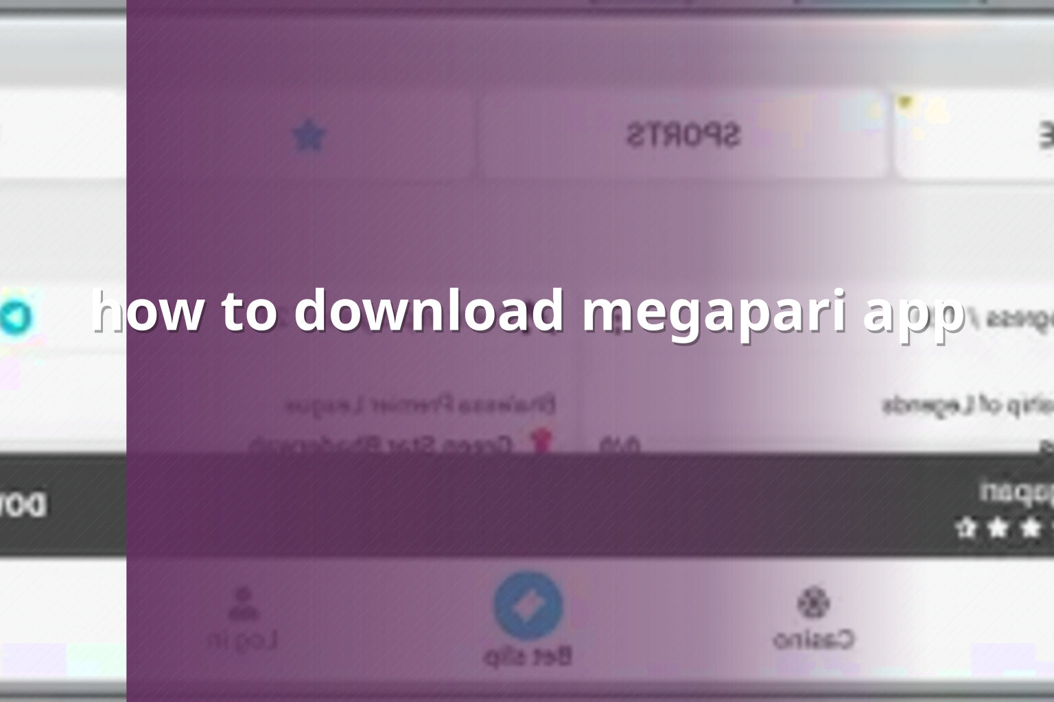 how to download megapari app - gaming_brand