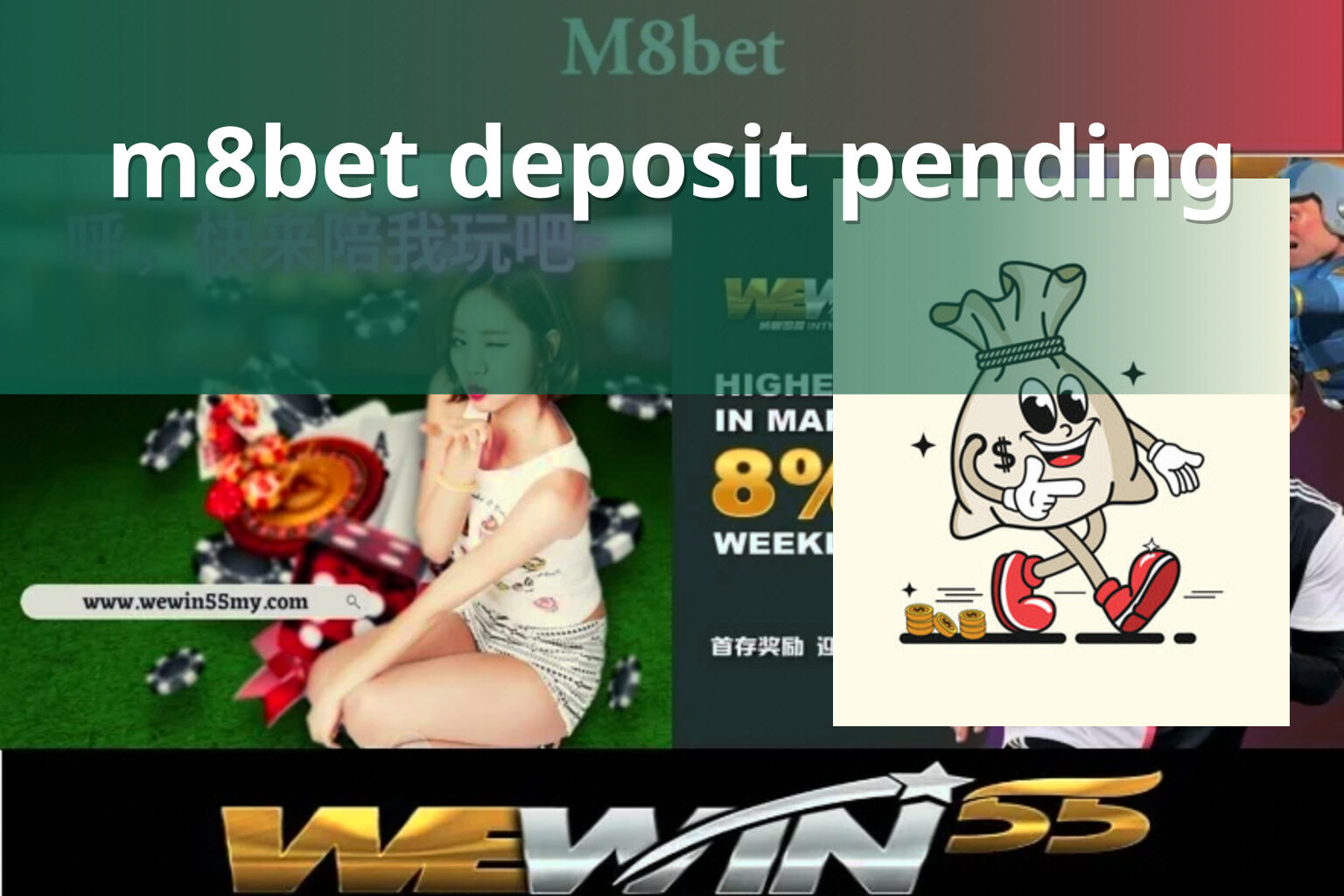 m8bet deposit pending - online gaming transaction support