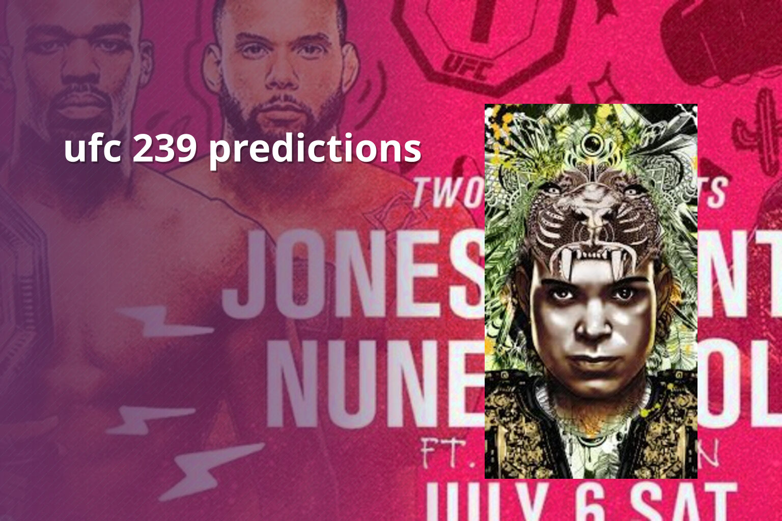 ufc 239 predictions - sportsbook