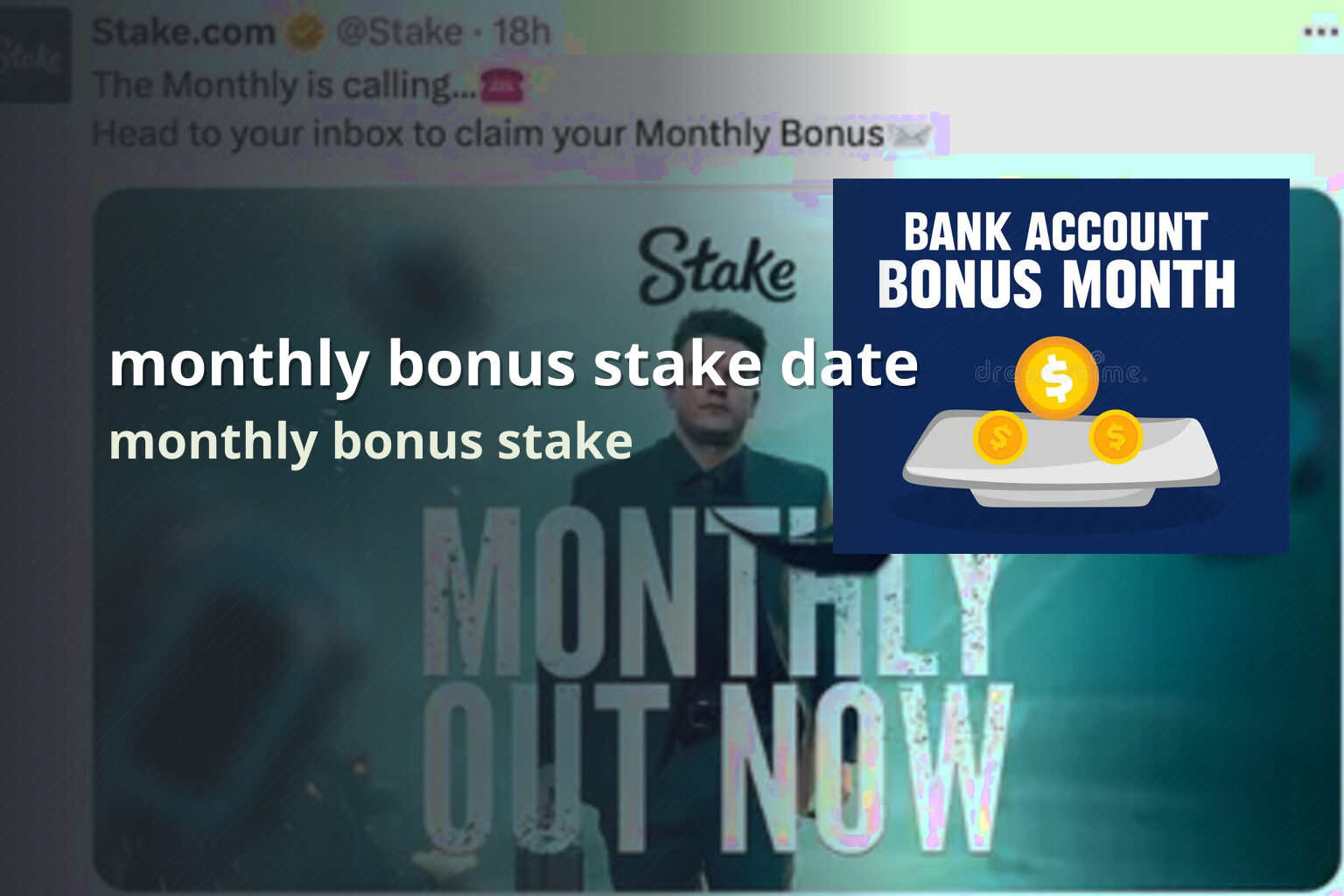 monthly bonus stake date monthly bonus stake