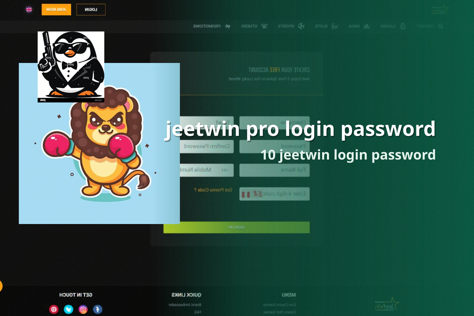 jeetwin pro login password - gaming_brand