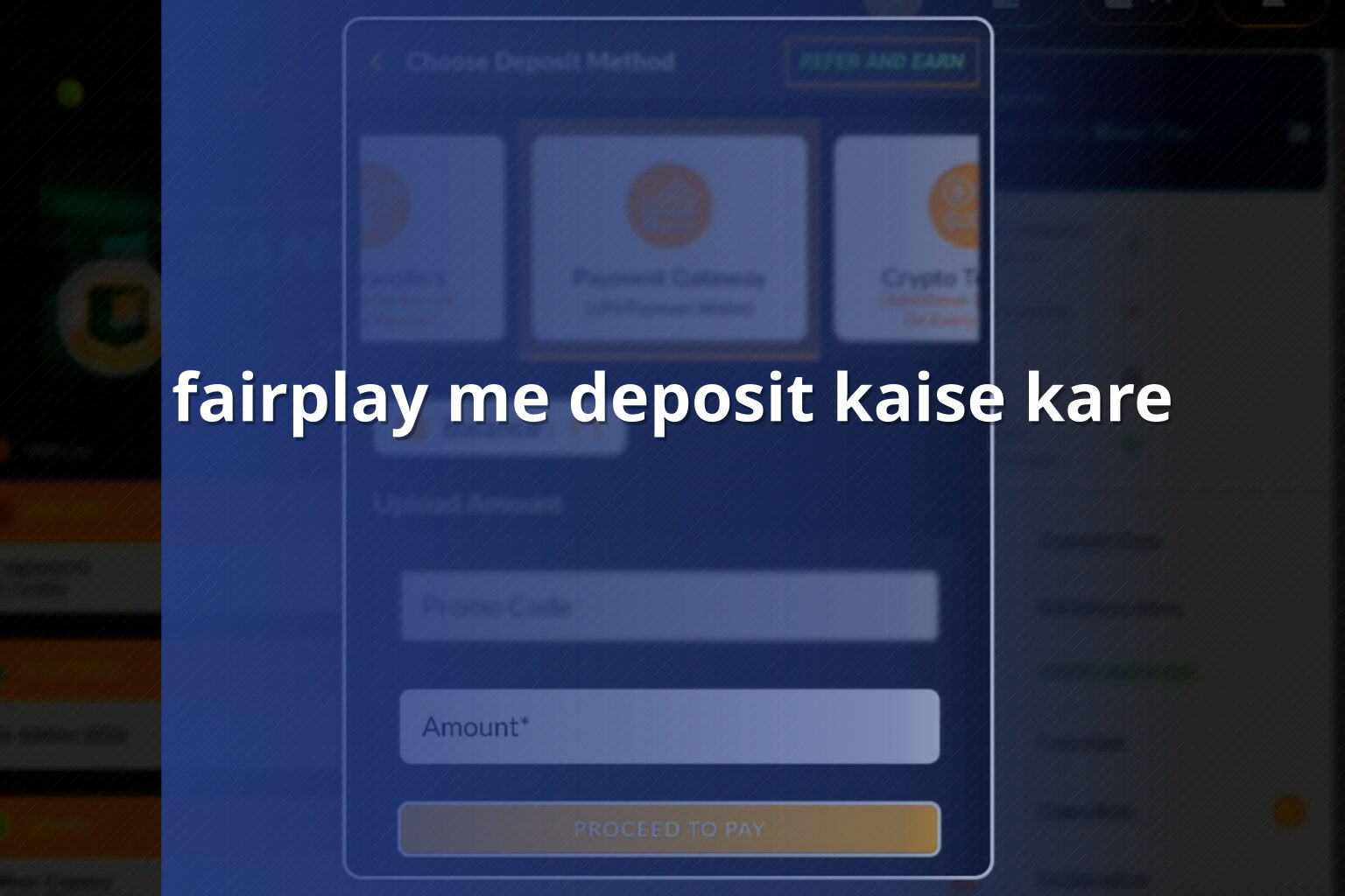 fairplay me deposit kaise kare - gaming_brand