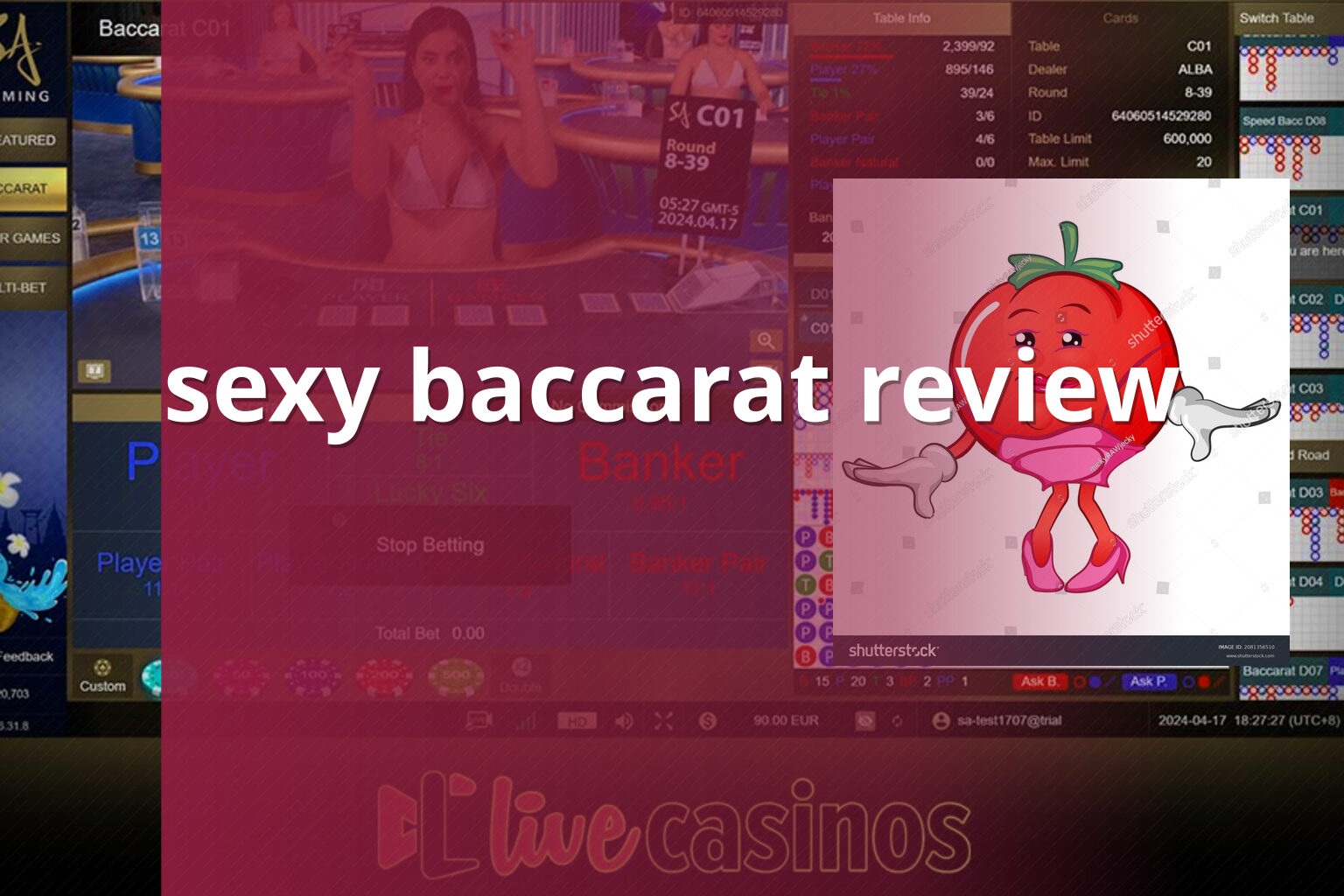 sexy baccarat review - casino