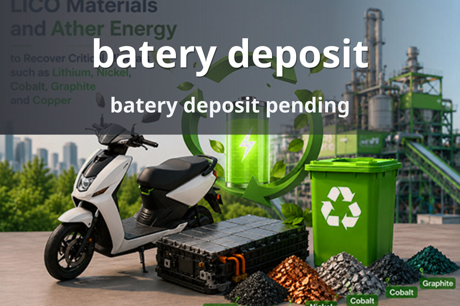 batery deposit batery deposit pending