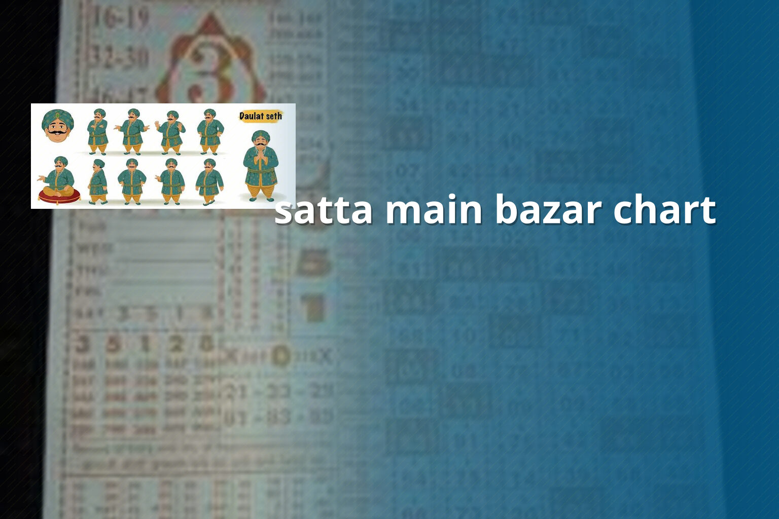 satta main bazar chart - matka_satta