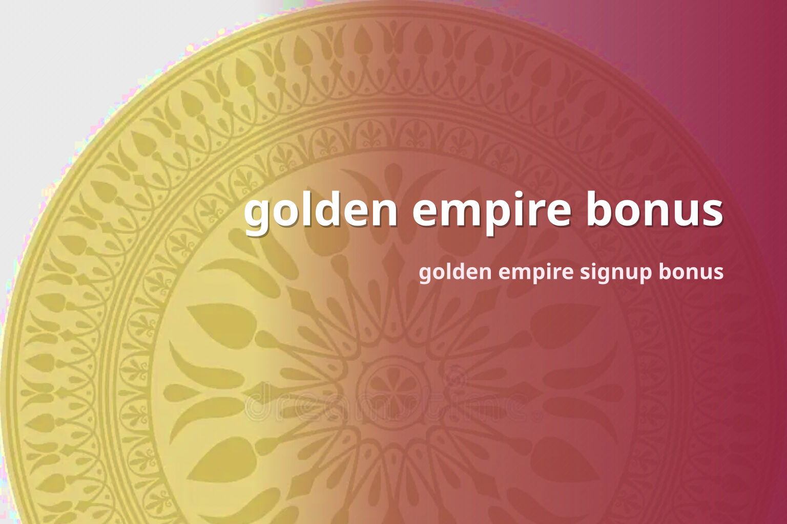 golden empire bonus - slots