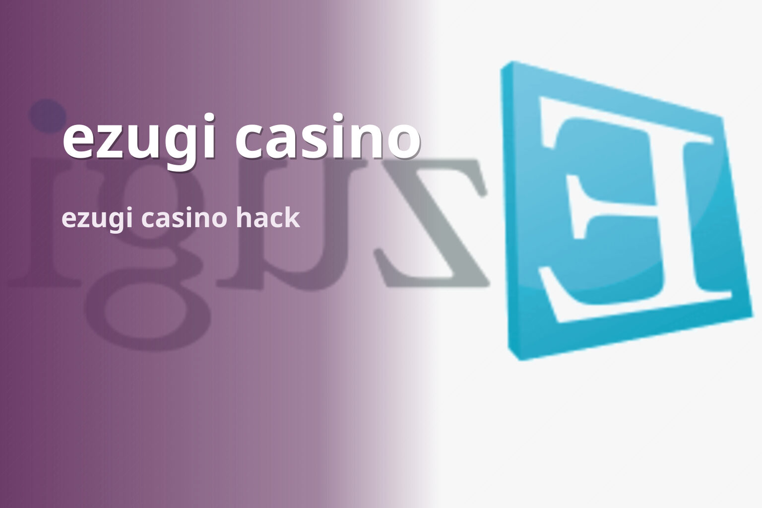 ezugi casino - casino
