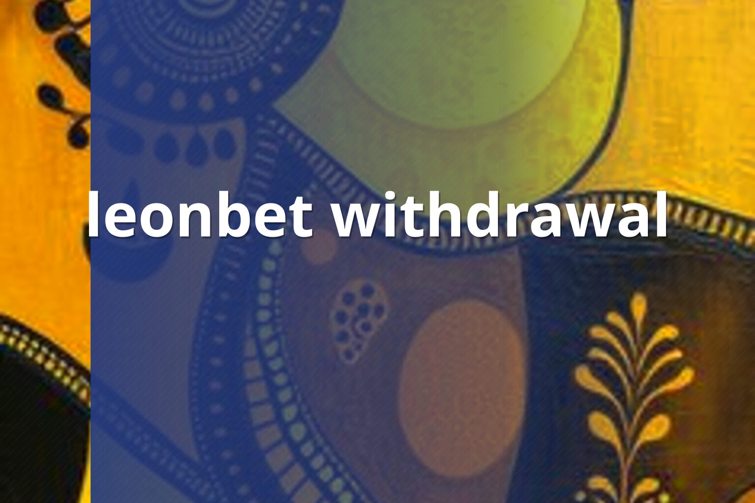leonbet withdrawal - gaming_brand
