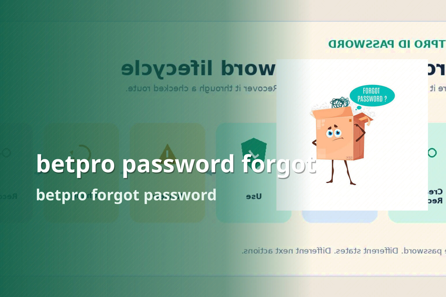 betpro password forgot - gaming_brand