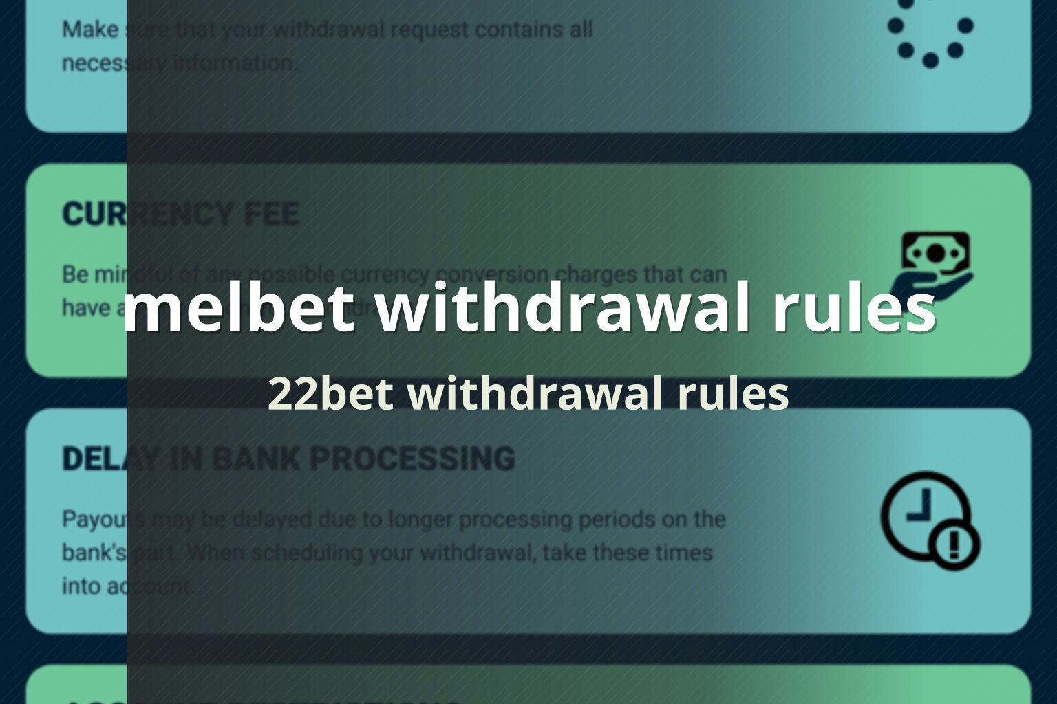 melbet withdrawal rules - gaming_brand