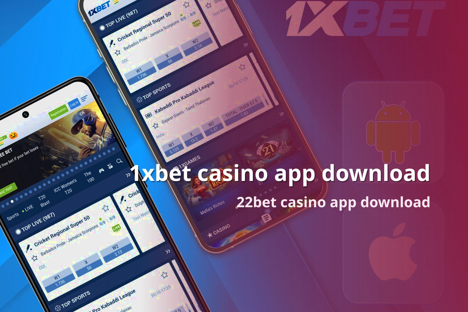 1xbet casino app download 22bet casino app download