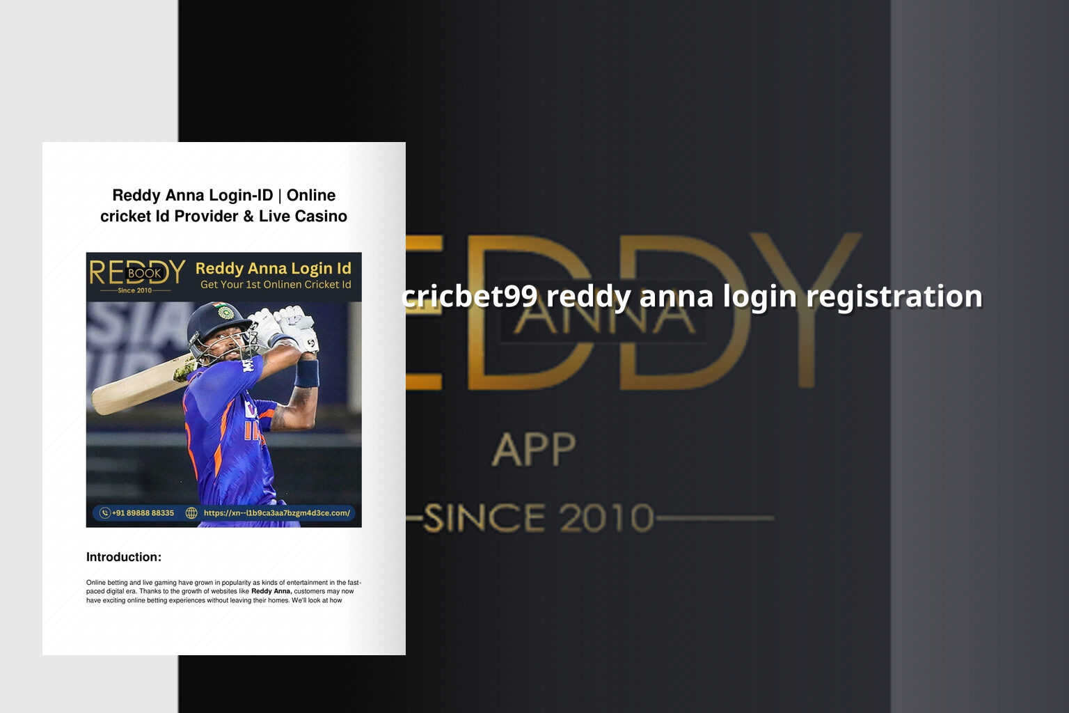 cricbet99 reddy anna login registration - gaming_brand