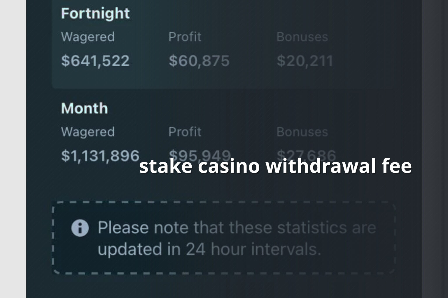 stake casino withdrawal fee - gaming_brand
