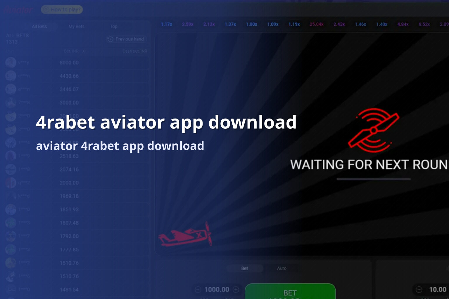4rabet aviator app download aviator 4rabet app download