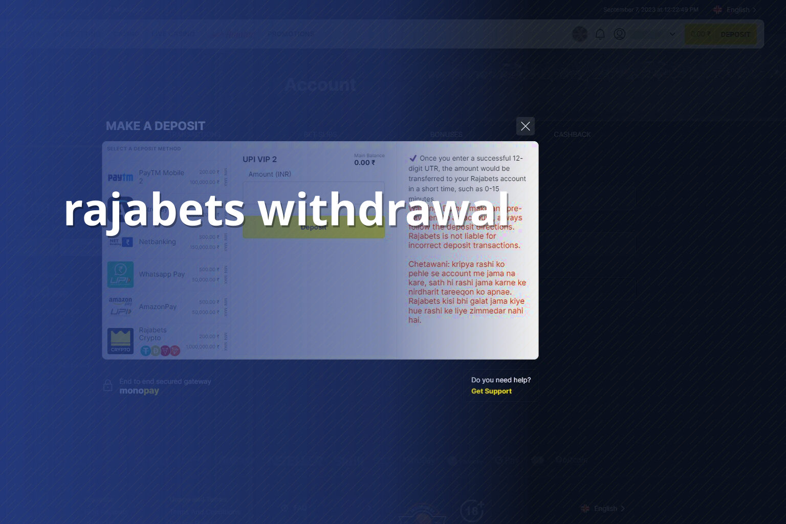 rajabets withdrawal - gaming_brand