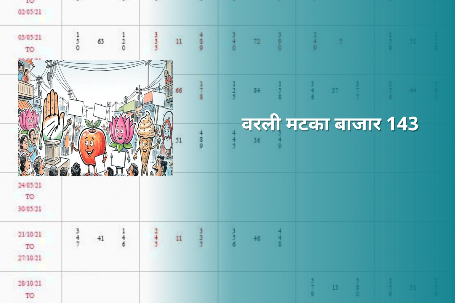 वरली मटका बाजार 143 - matka_satta