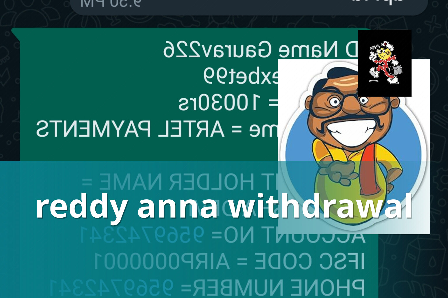 reddy anna withdrawal - gaming_brand