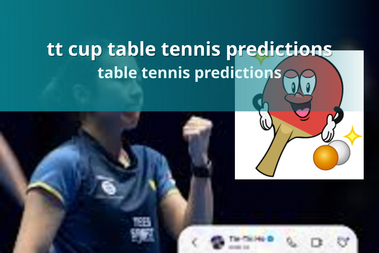 tt cup table tennis predictions - sportsbook