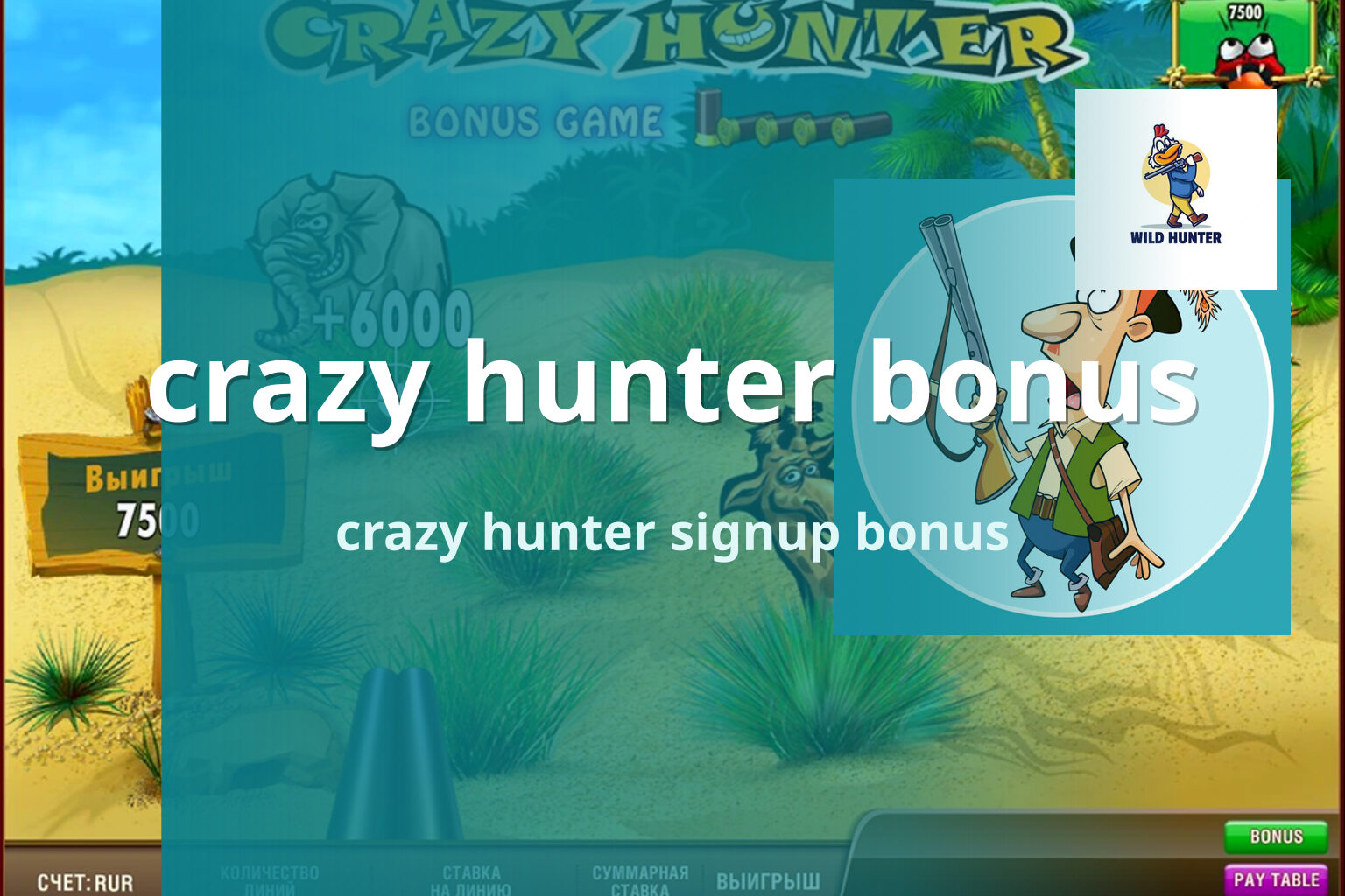crazy hunter bonus - slots