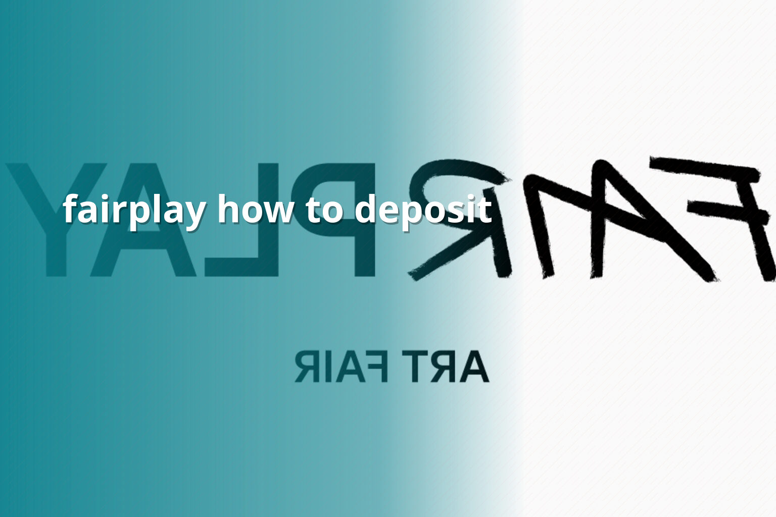 fairplay how to deposit - gaming_brand