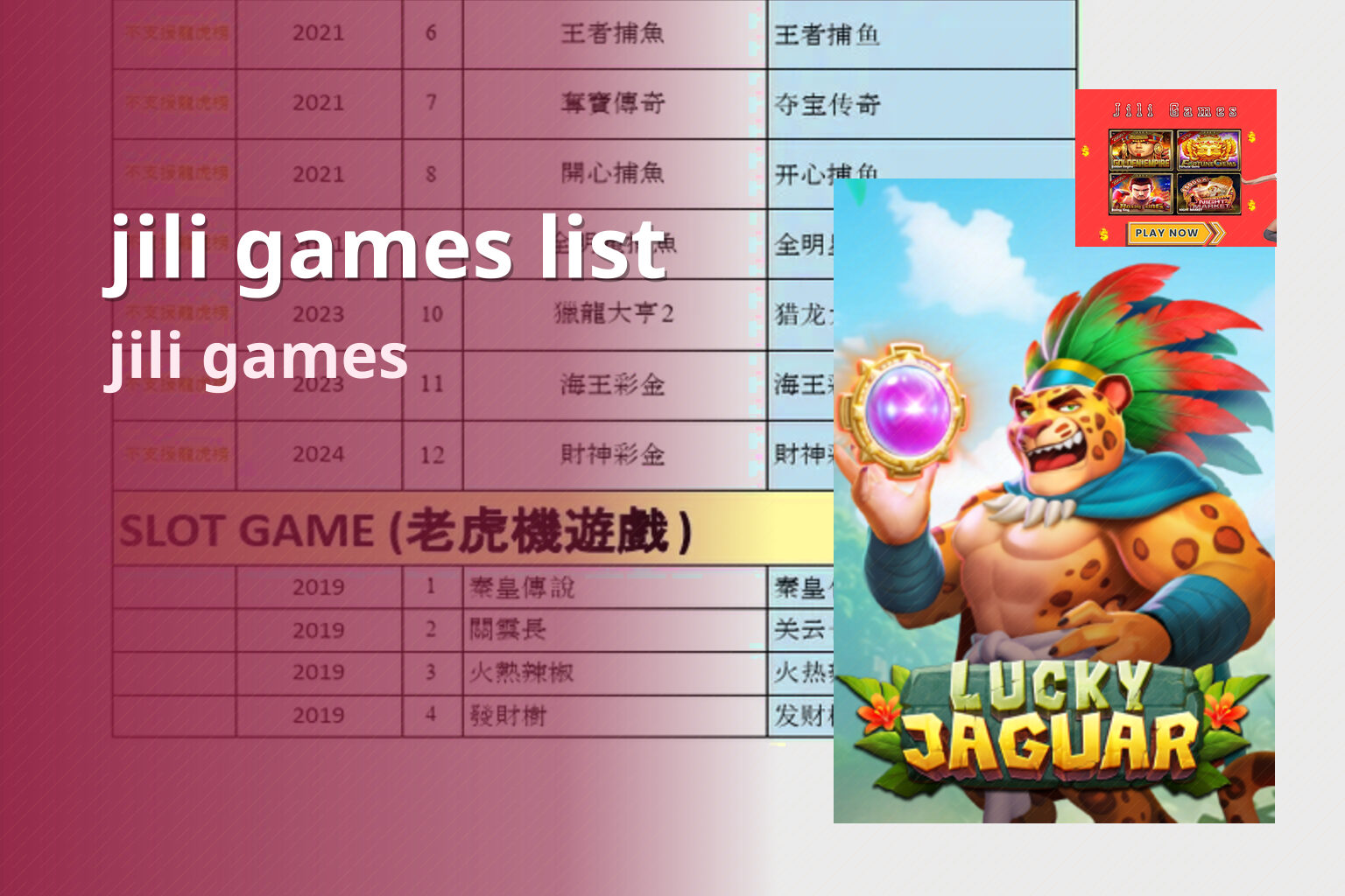 jili games list jili games