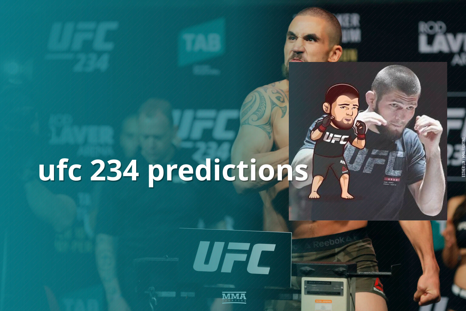 ufc 234 predictions - sportsbook