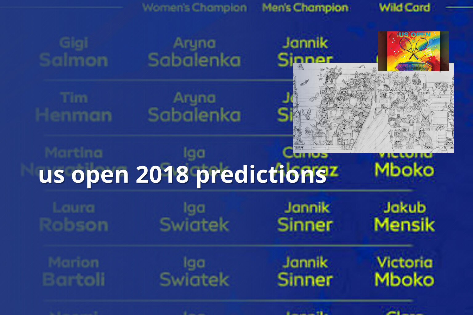 us open 2018 predictions - sportsbook