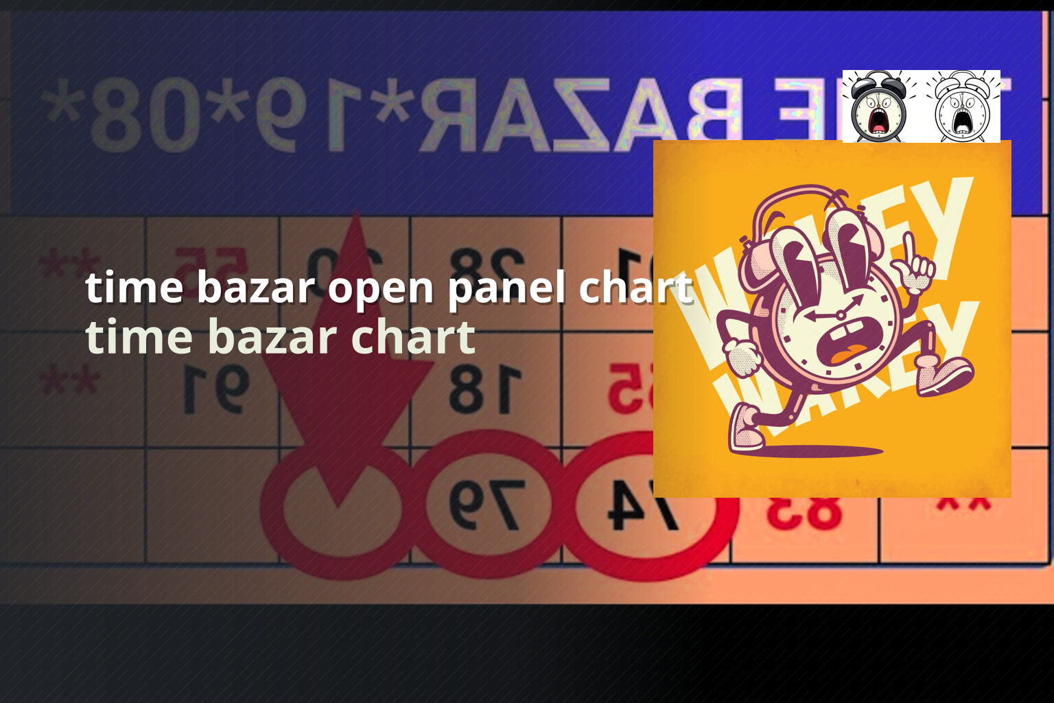 time bazar open panel chart time bazar chart