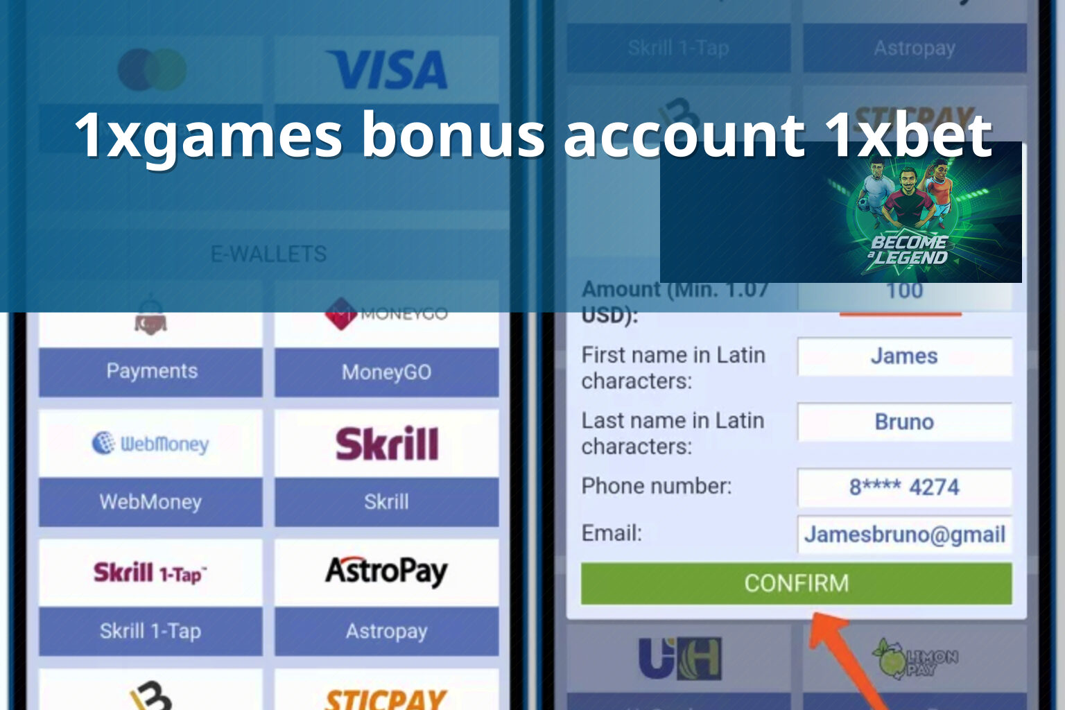 1xgames bonus account 1xbet - gaming_brand