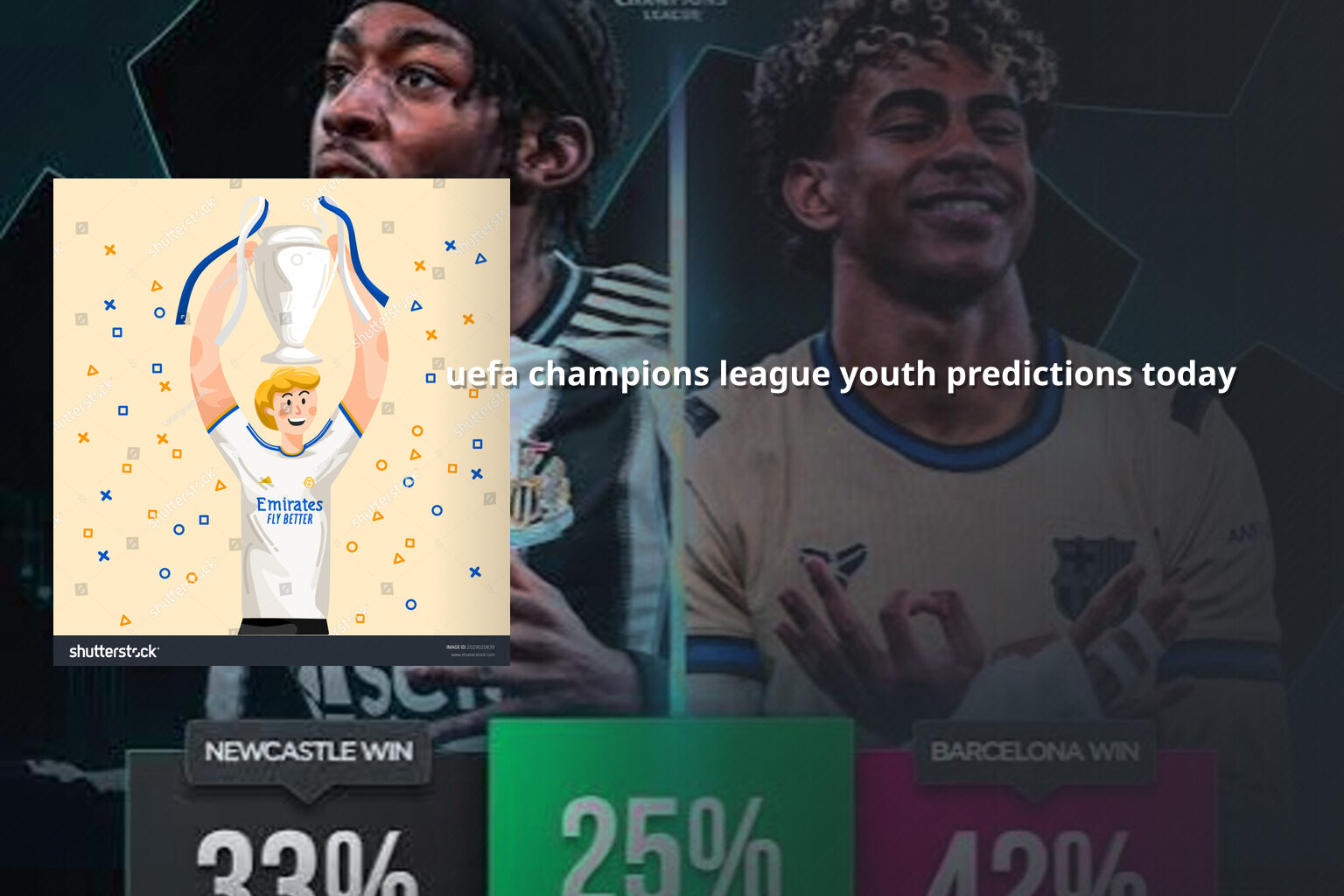 uefa champions league youth predictions today - sportsbook
