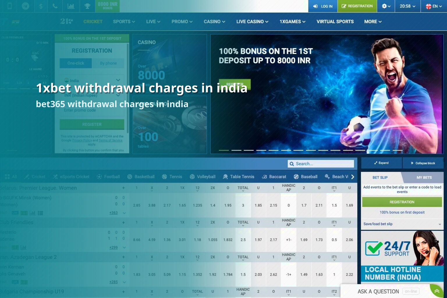 1xbet withdrawal charges in india bet365 withdrawal charges in india