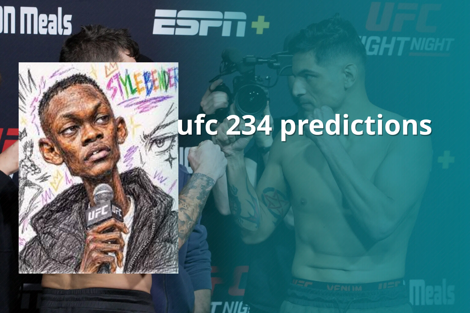 ufc 234 predictions - sportsbook