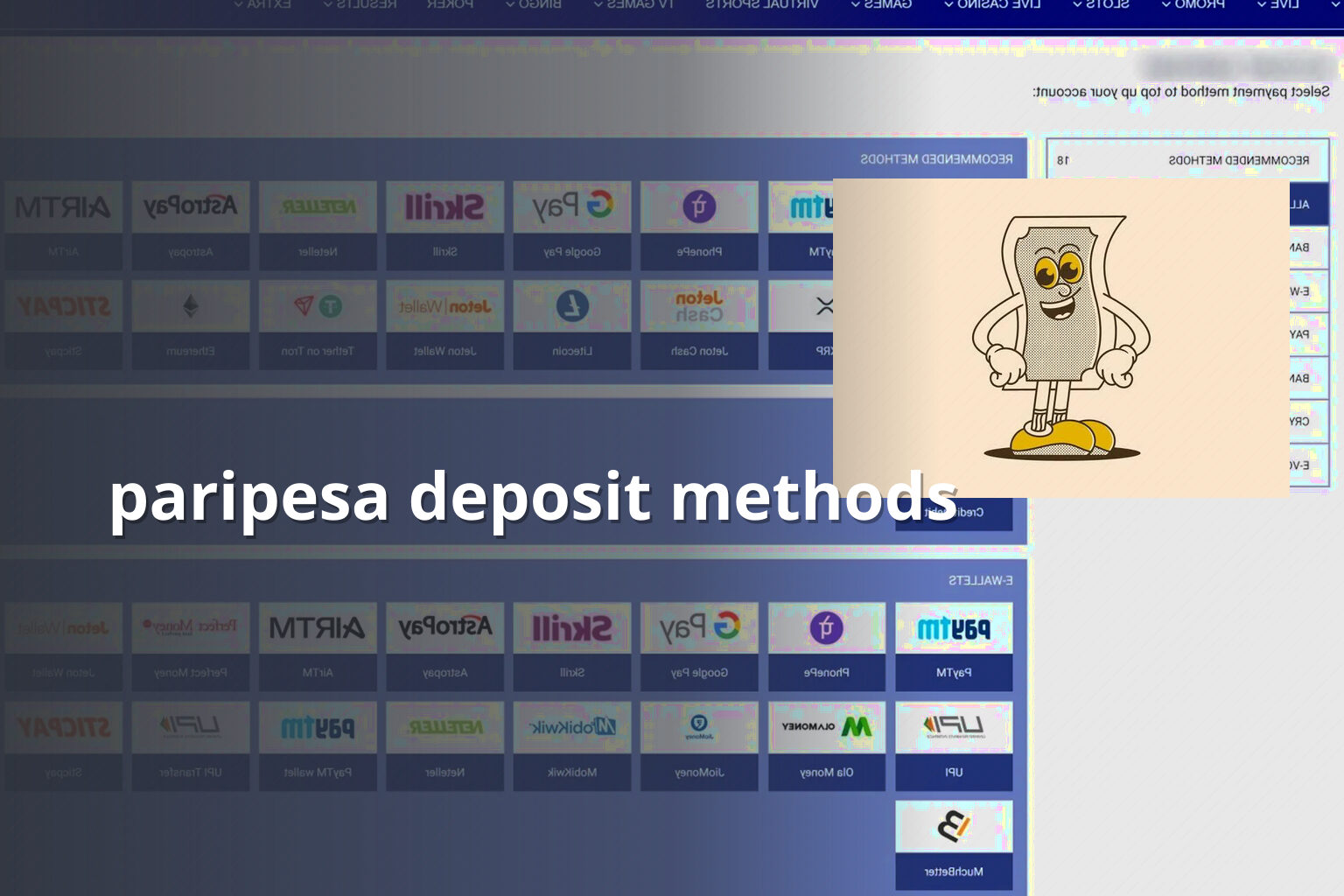 paripesa deposit methods - gaming_brand