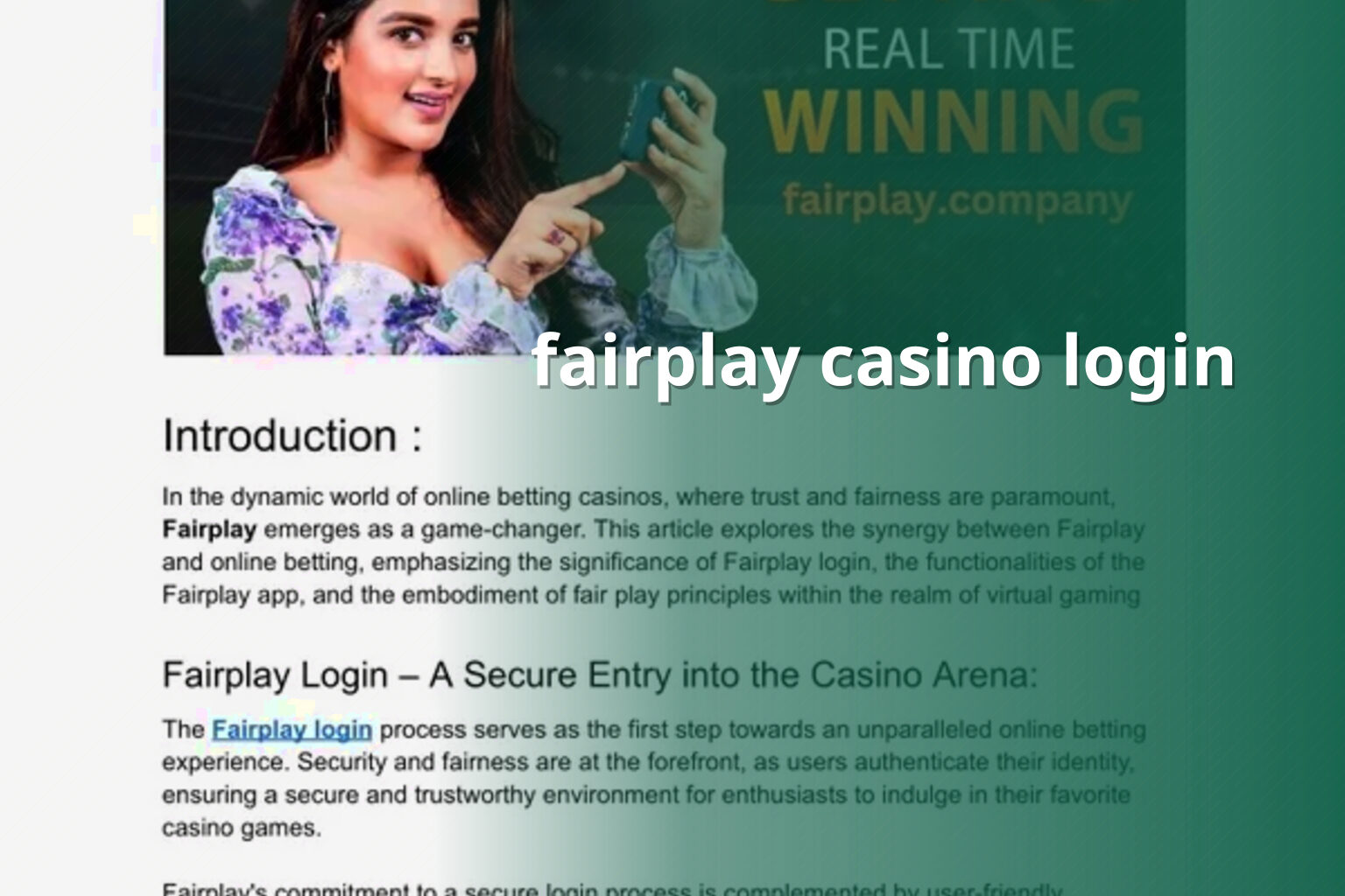 fairplay casino login - gaming_brand