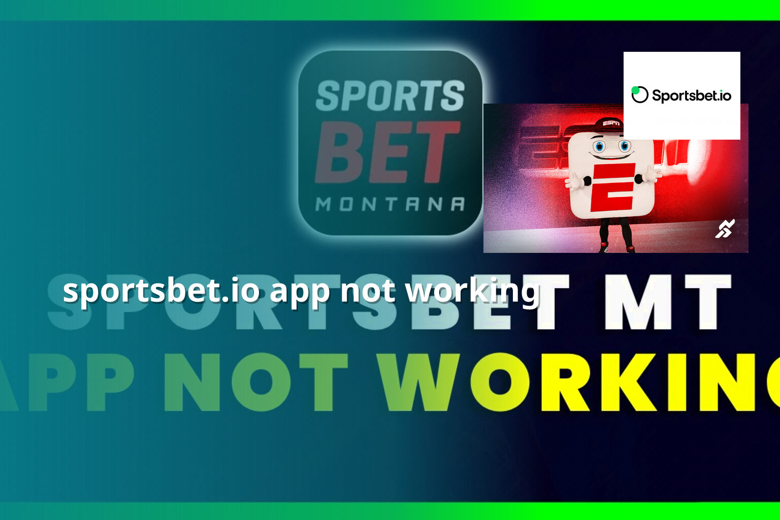 sportsbet.io app not working - gaming_brand