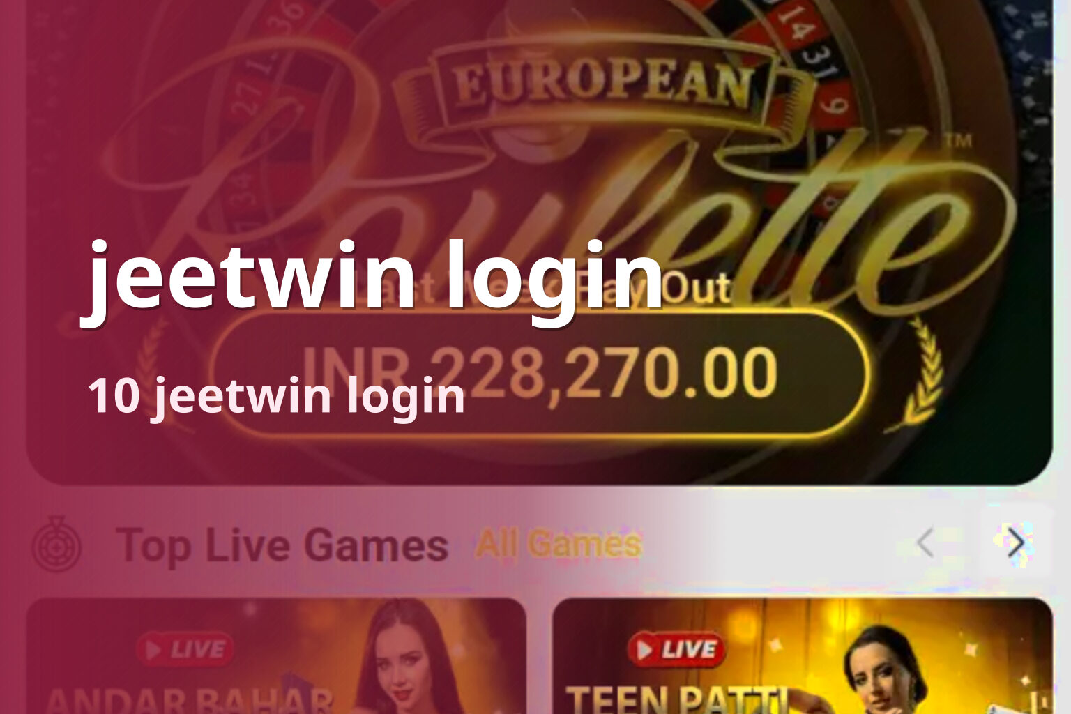 jeetwin login - gaming_brand