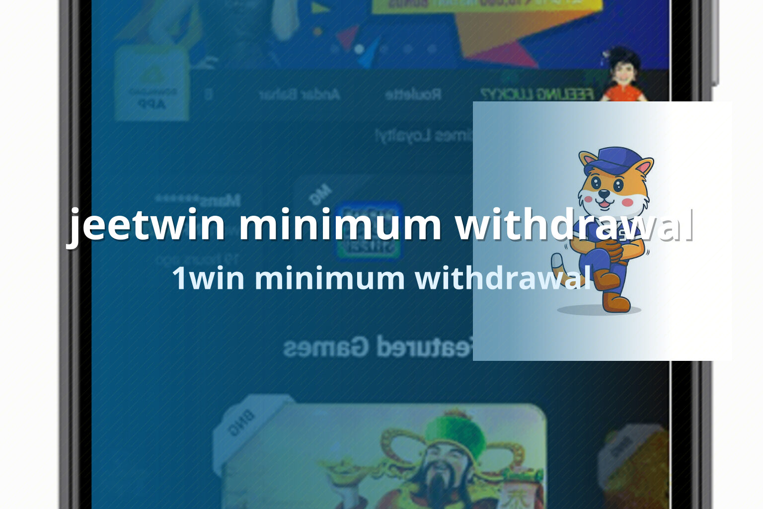jeetwin minimum withdrawal 1win minimum withdrawal
