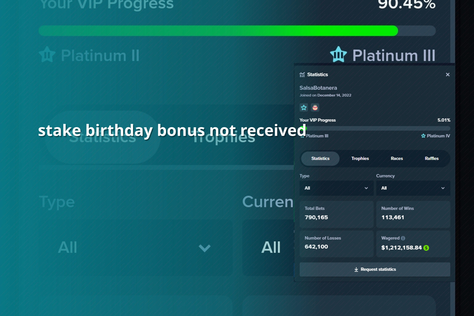 stake birthday bonus not received - gaming_brand