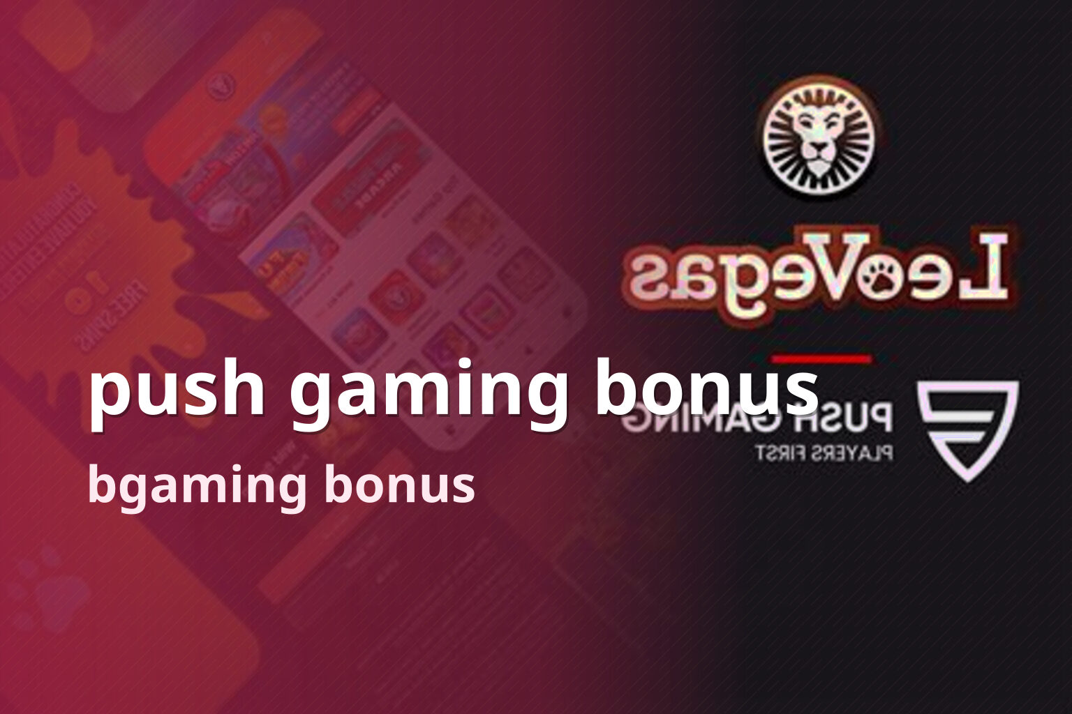 push gaming bonus - gaming_brand