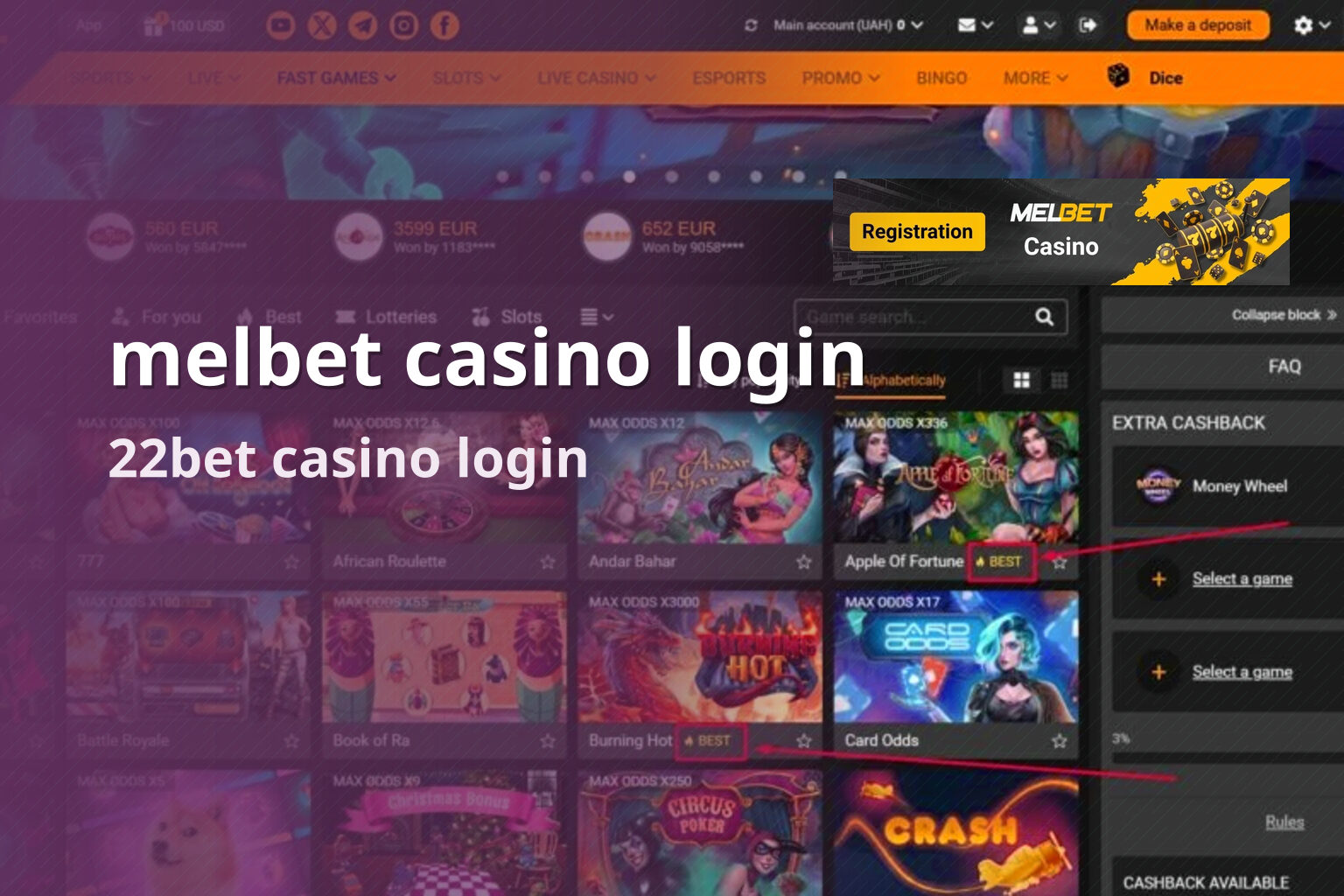 melbet casino login - gaming_brand