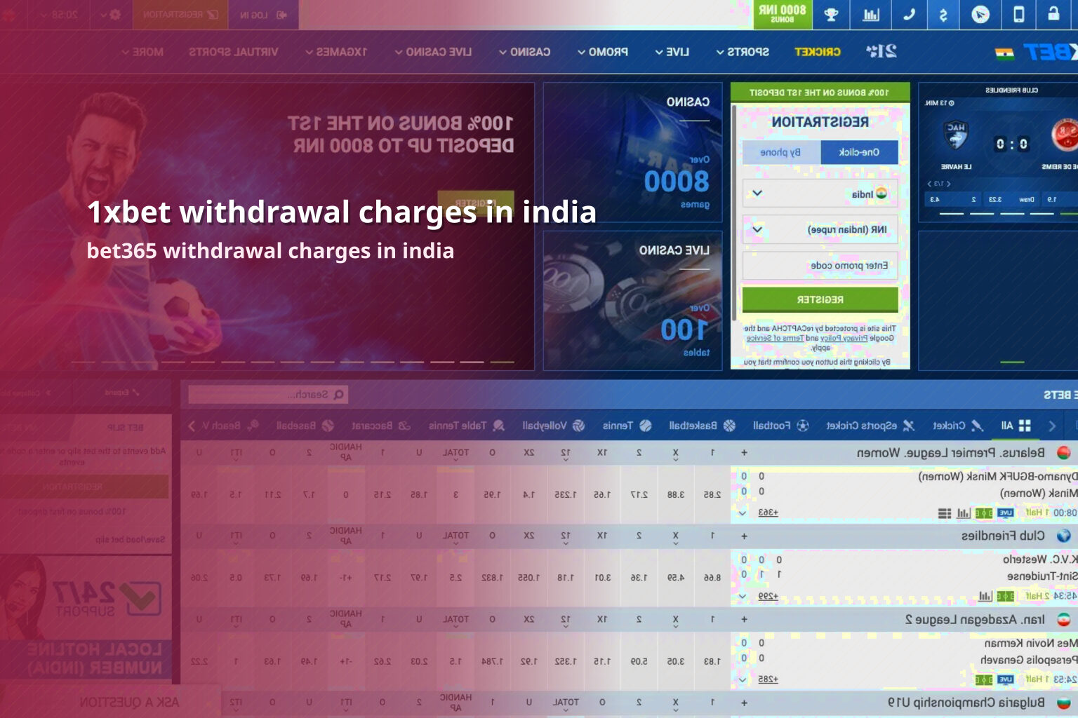 1xbet withdrawal charges in india bet365 withdrawal charges in india