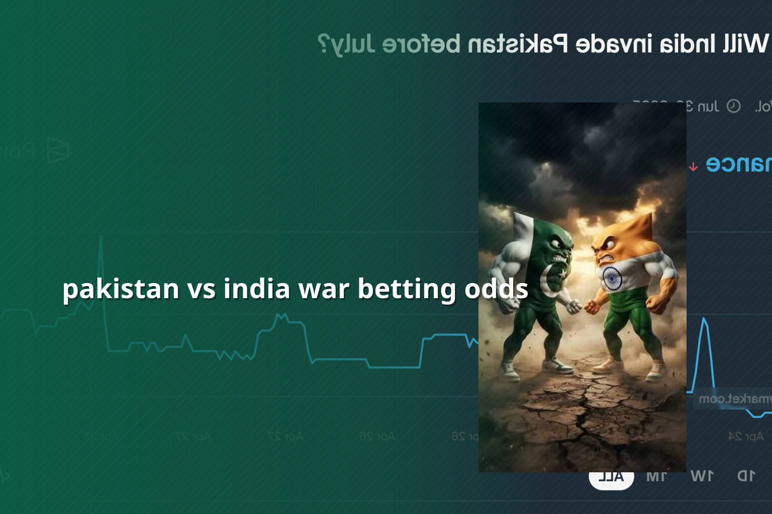 pakistan vs india war betting odds - การพนัน
