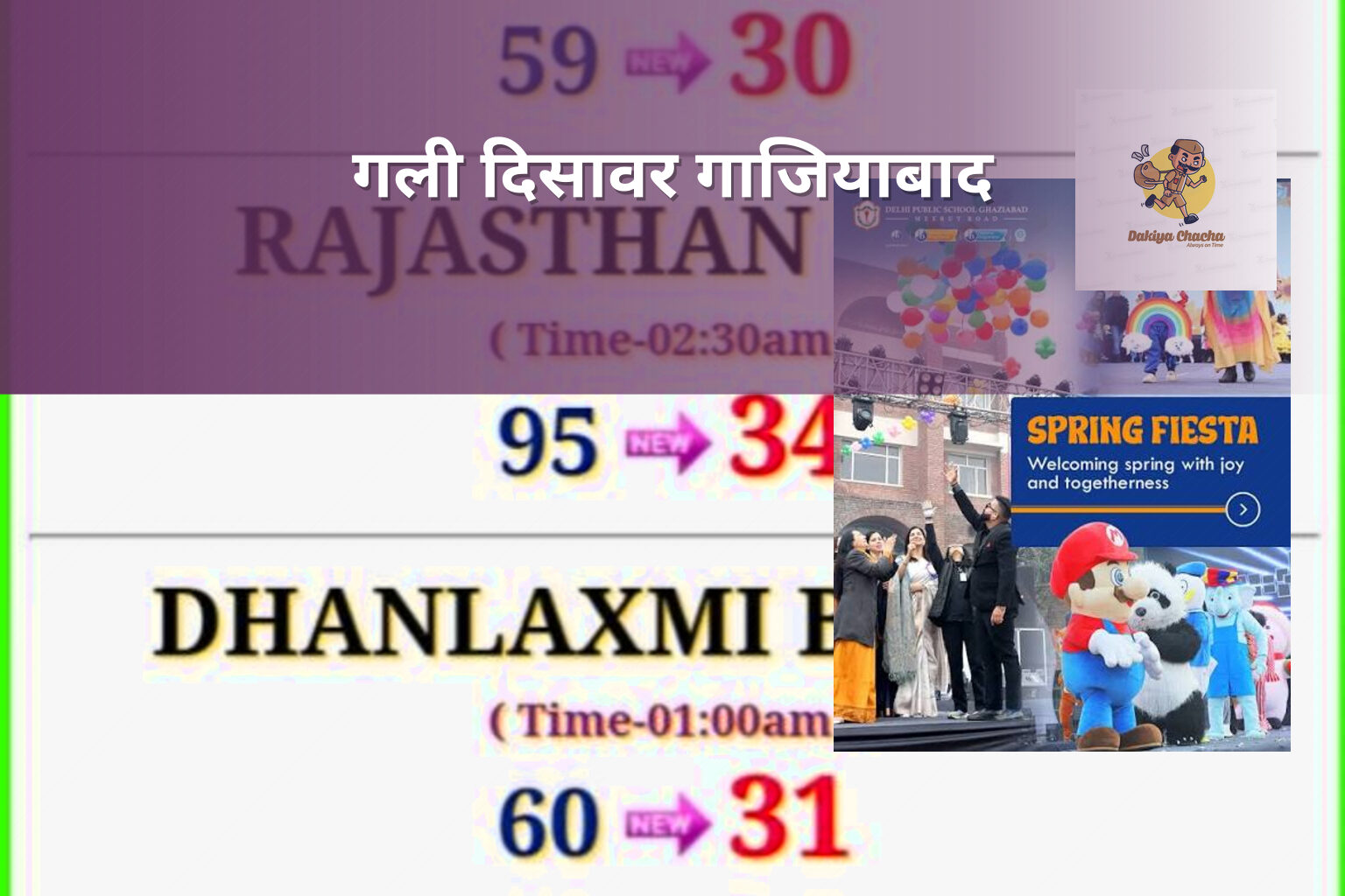 गली दिसावर गाजियाबाद - lottery